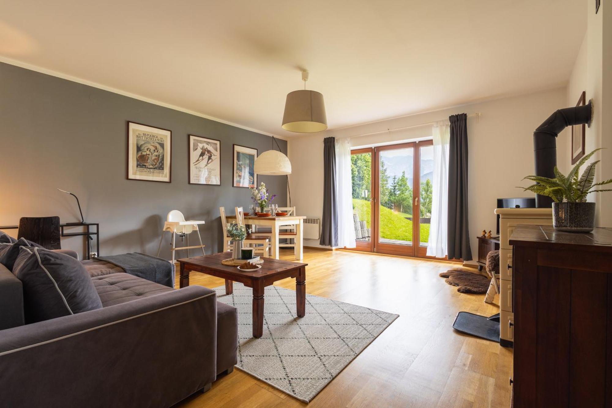 Apartament Poludniowy Z Widokiem- Sauna, Jacuzzi, Kominek Koscielisko Bagian luar foto